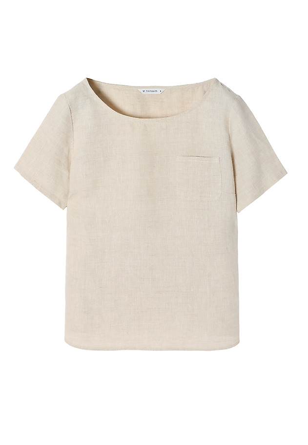 LANENA ŽENSKA BLUZA Z OKRASNIM ŽEPOM - LAWI LANENA ŽENSKA BLUZA Z OKRASNIM ŽEPOM - LAWI BEŽ 6