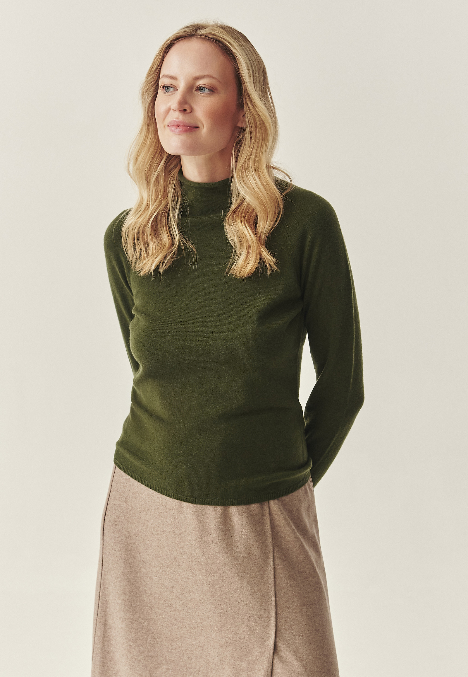 MULESING-FREE WOOL GOLF - MONROE MULESING-FREE WOOL GOLF - MONROE GREEN 117447