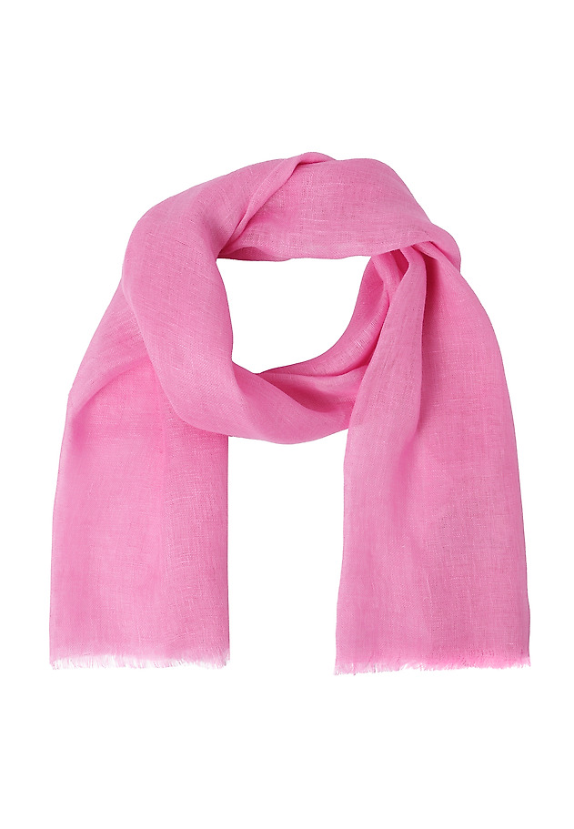 LINEN SCARF - LAMBI LINEN SCARF - LAMBI RÓŻOWY 4