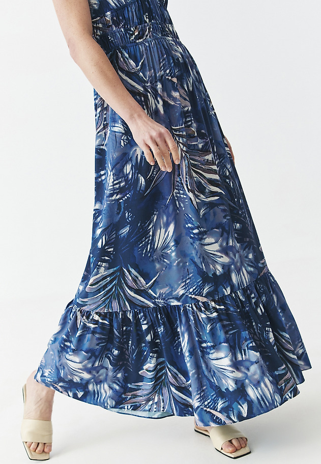 PATTERNED VISCOSE DRESS - LETI PATTERNED VISCOSE DRESS - LETI MULTIKOLOR 6