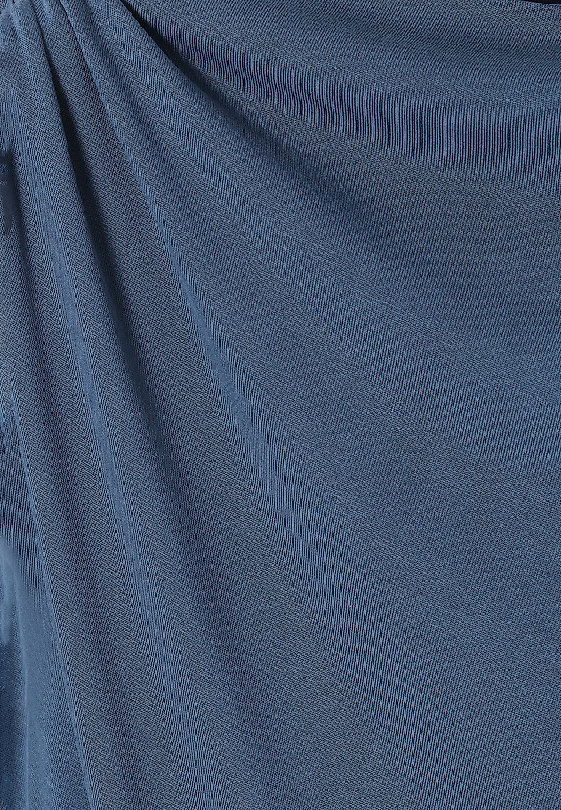 LADIES' DRAPED BLOUSE MEWOKO LADIES' DRAPED BLOUSE MEWOKO BLUE 7