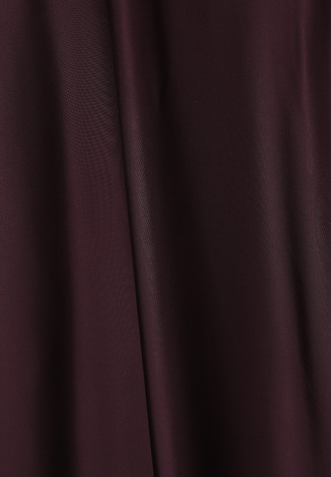 ROCHIE DIN SATIN CU VISCOZĂ Lenzing™ ECOVERO™ - FLUSHING ROȘU 2