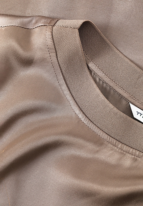 LADIES’ SHORT-SLEEVED BLOUSE - MALTO BEIGE 2