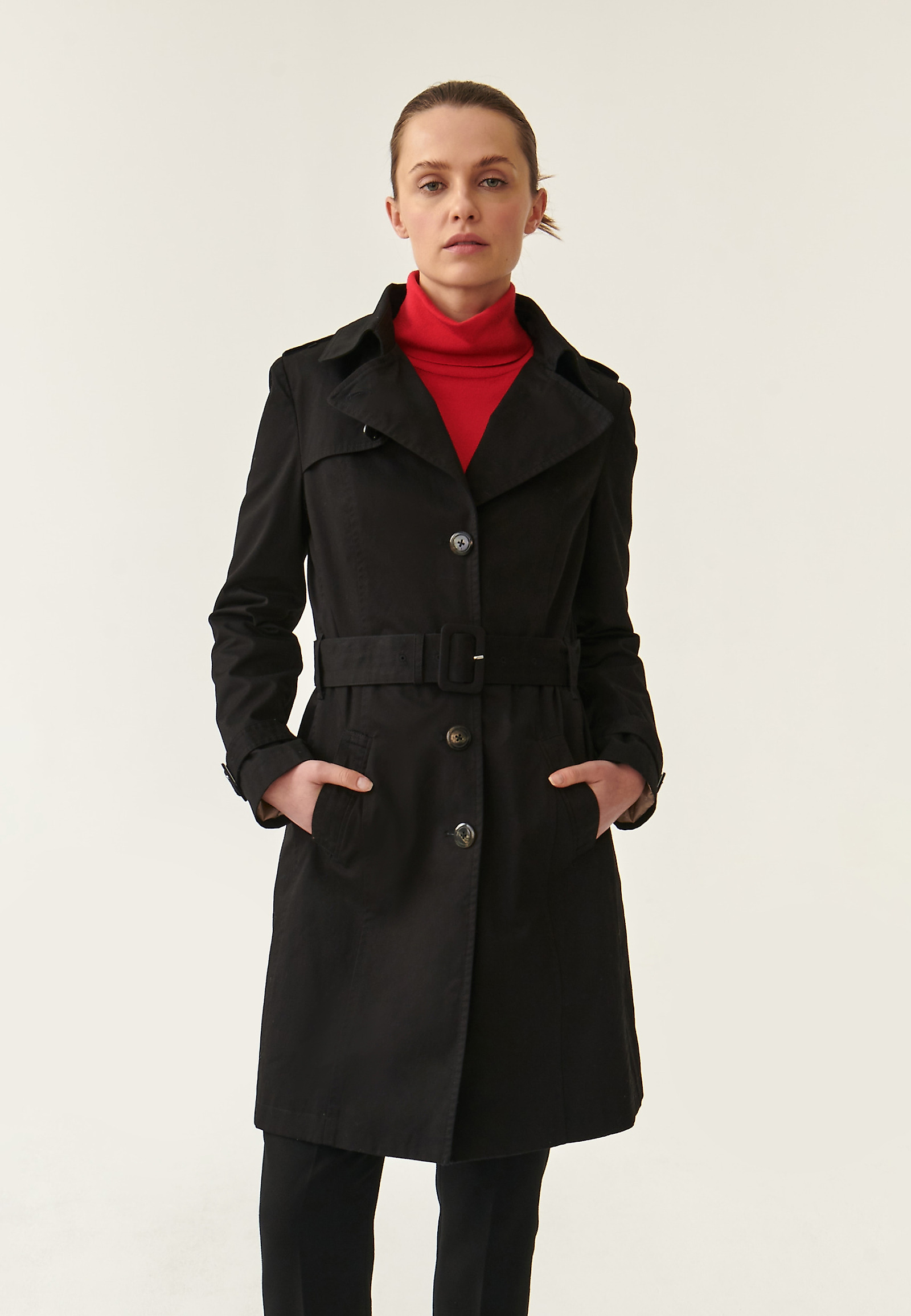 LADIES' TRENCH COAT MEGANA LADIES' TRENCH COAT MEGANA BLACK 85517