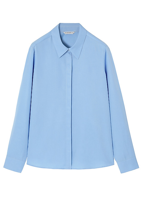 CLASSIC LYOCELL SHIRT - NIKALI BLUE 2