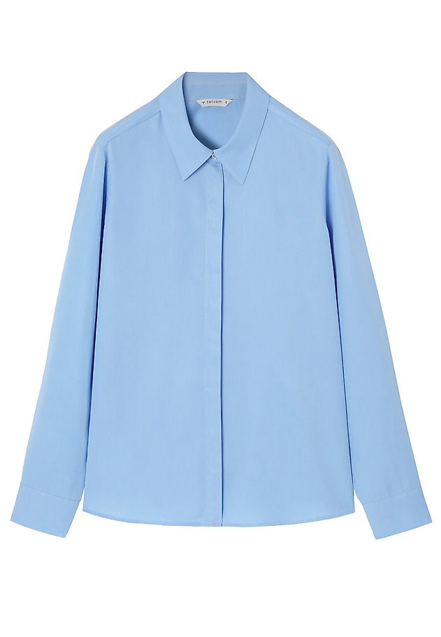CLASSIC LYOCELL SHIRT - NIKALI CLASSIC LYOCELL SHIRT - NIKALI BLUE 5