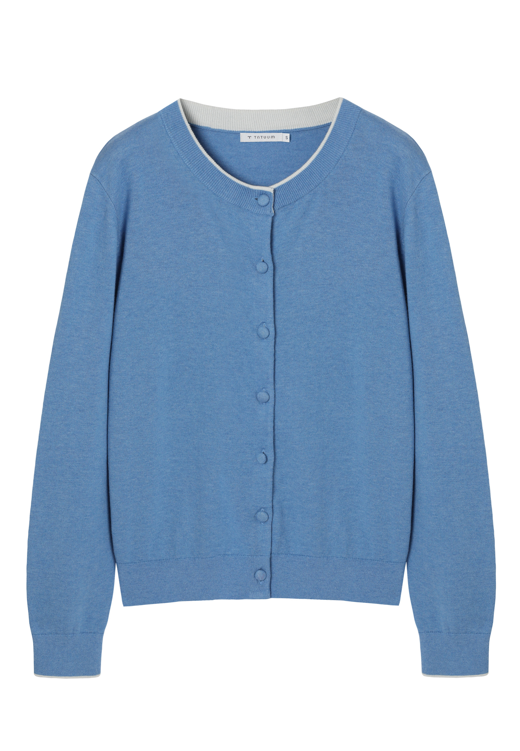 KARDIGAN Z DOMIESZKĄ JEDWABIU - HILO