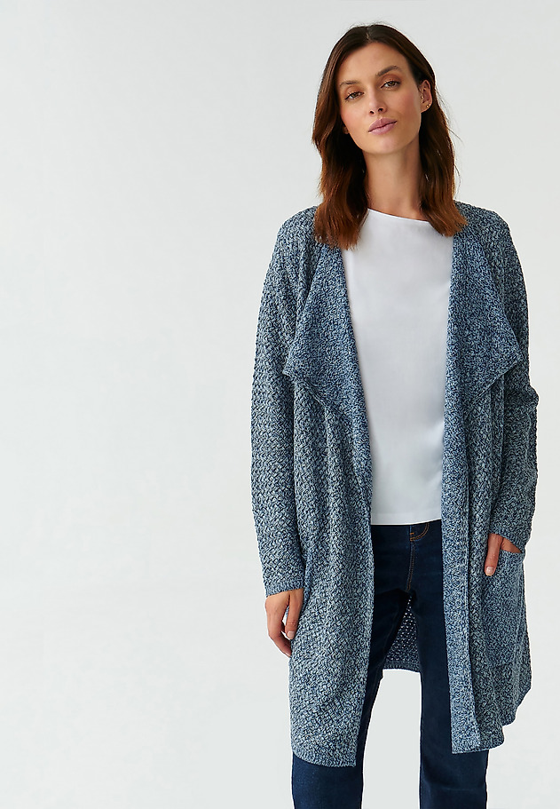 SWETER DAMSKI TYPU KARDIGAN RITI SWETER DAMSKI TYPU KARDIGAN RITI NIEBIESKI 2