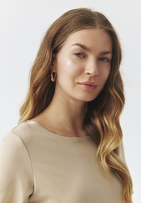 KLASICKÁ HALENKA S KRÁTKÝM RUKÁVEM — MIKAJA BÉŽOVÁ 2
