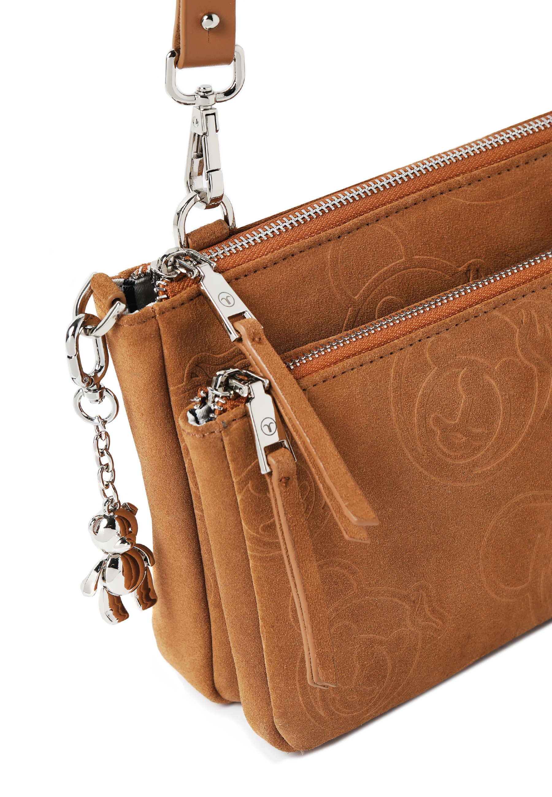 LADIES' SUEDE BAG DIMI 1 BEIGE 2