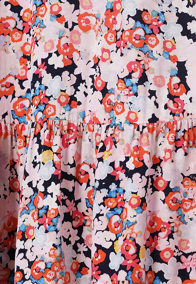 LADIES' FLORAL PRINTED SHORT DRESS PAZA LADIES' FLORAL PRINTED SHORT DRESS PAZA MULTICOLOR 8