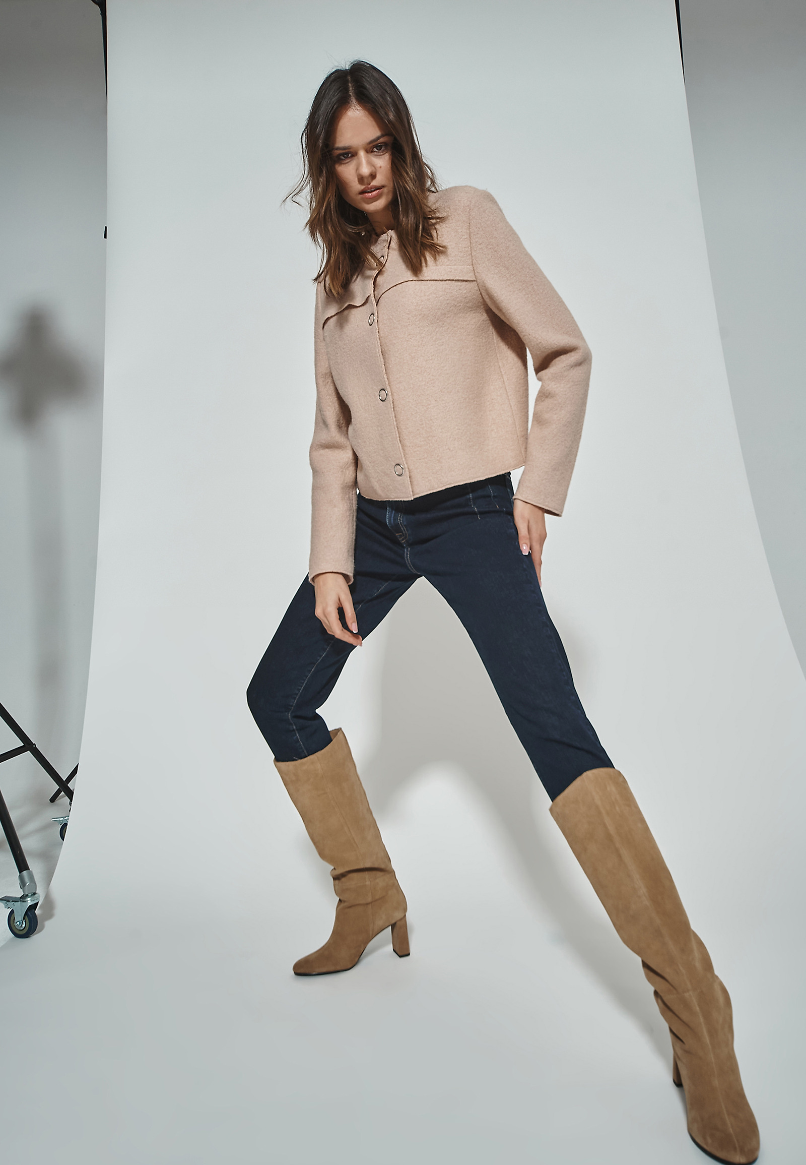 ŻAKIET DAMSKI IMPERIA ŻAKIET DAMSKI IMPERIA BEŻOWY 75273