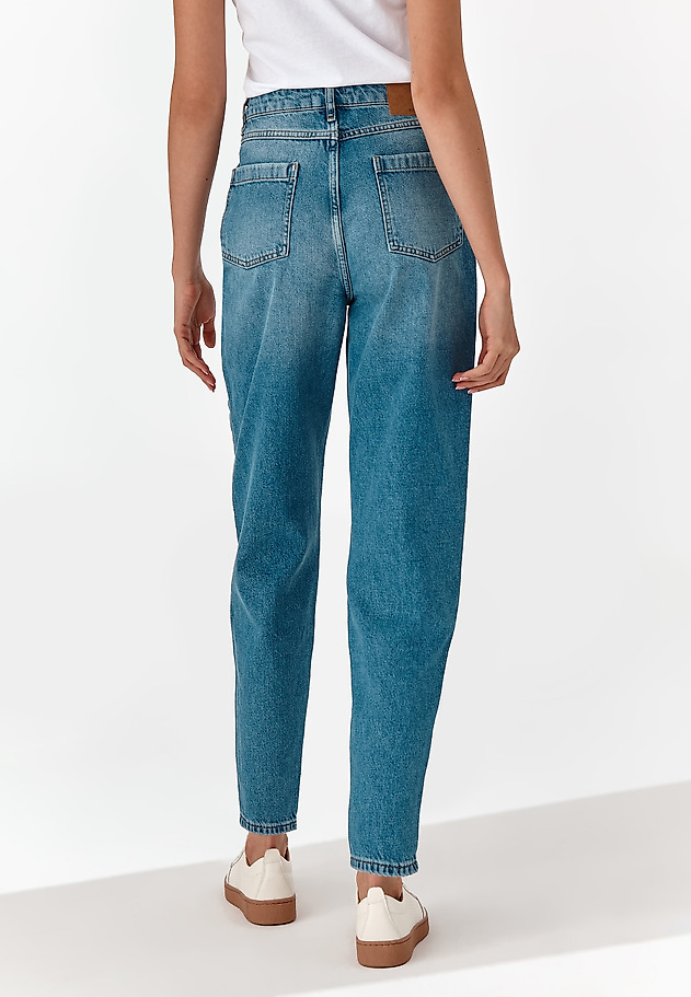 LADIES' DENIM TROUSERS MOMO LADIES' DENIM TROUSERS MOMO BLUE 4
