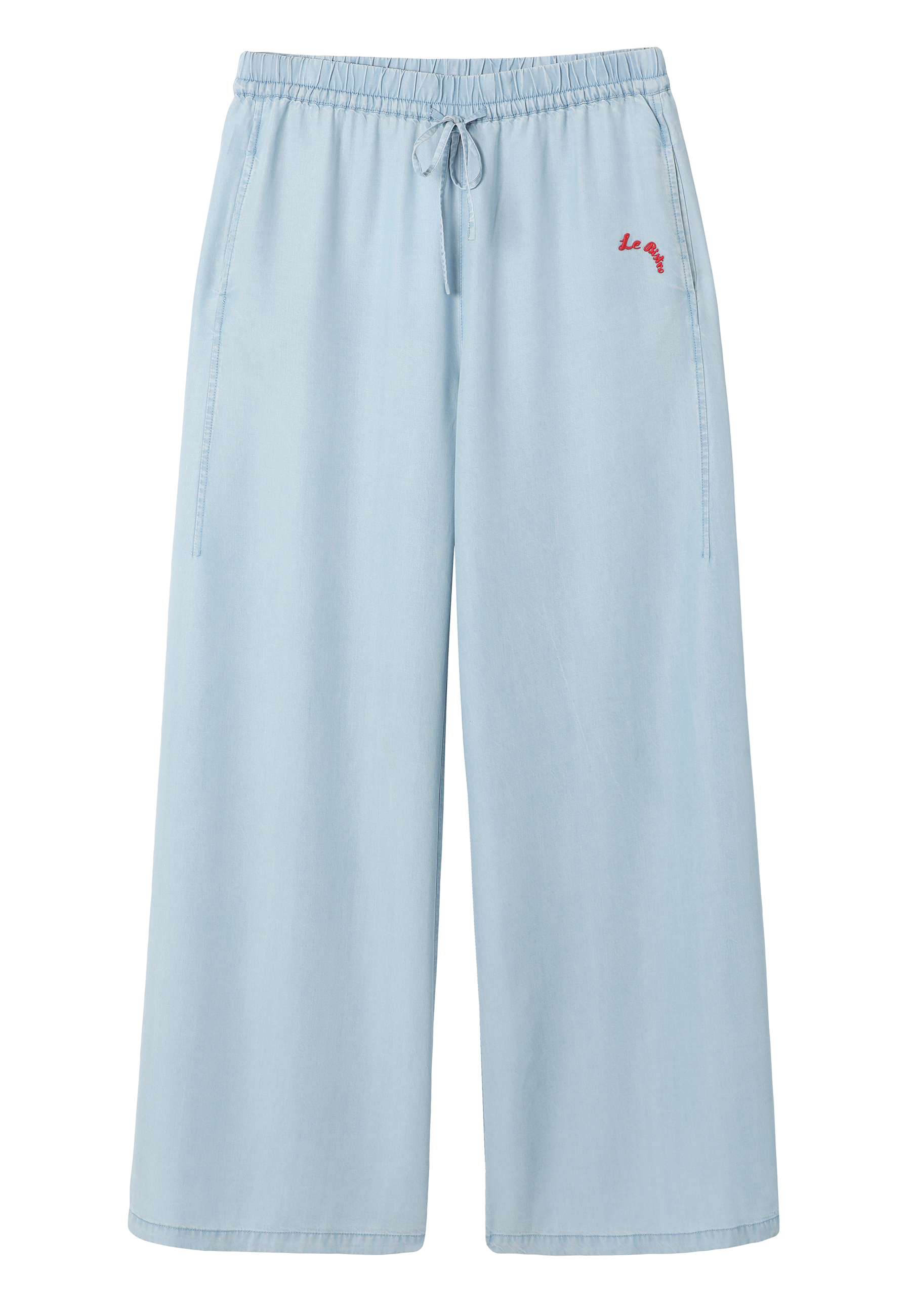 LEKKIE SPODNIE Z SZEROKĄ NOGAWKĄ - CALMAR