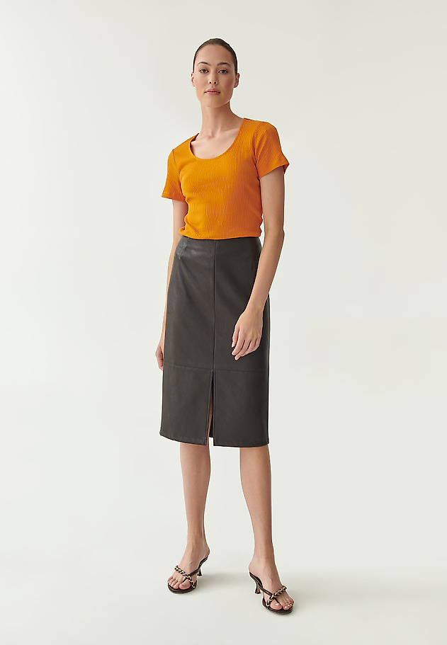 LADIES' FITTED SKIRT ZAMOA LADIES' FITTED SKIRT ZAMOA BROWN 4