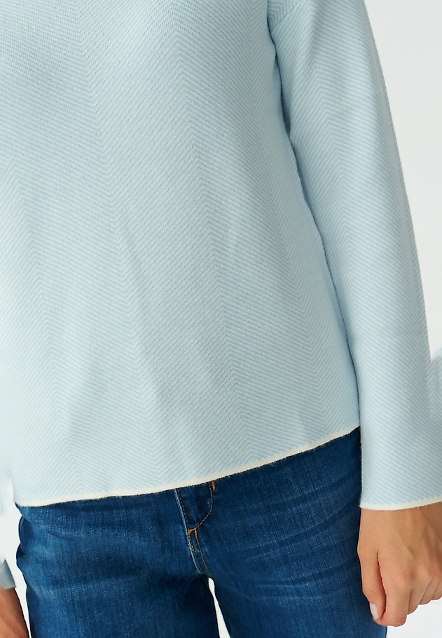 LADIES’ HERRINGBONE SWEATER FAMALA LADIES’ HERRINGBONE SWEATER FAMALA BLUE 5