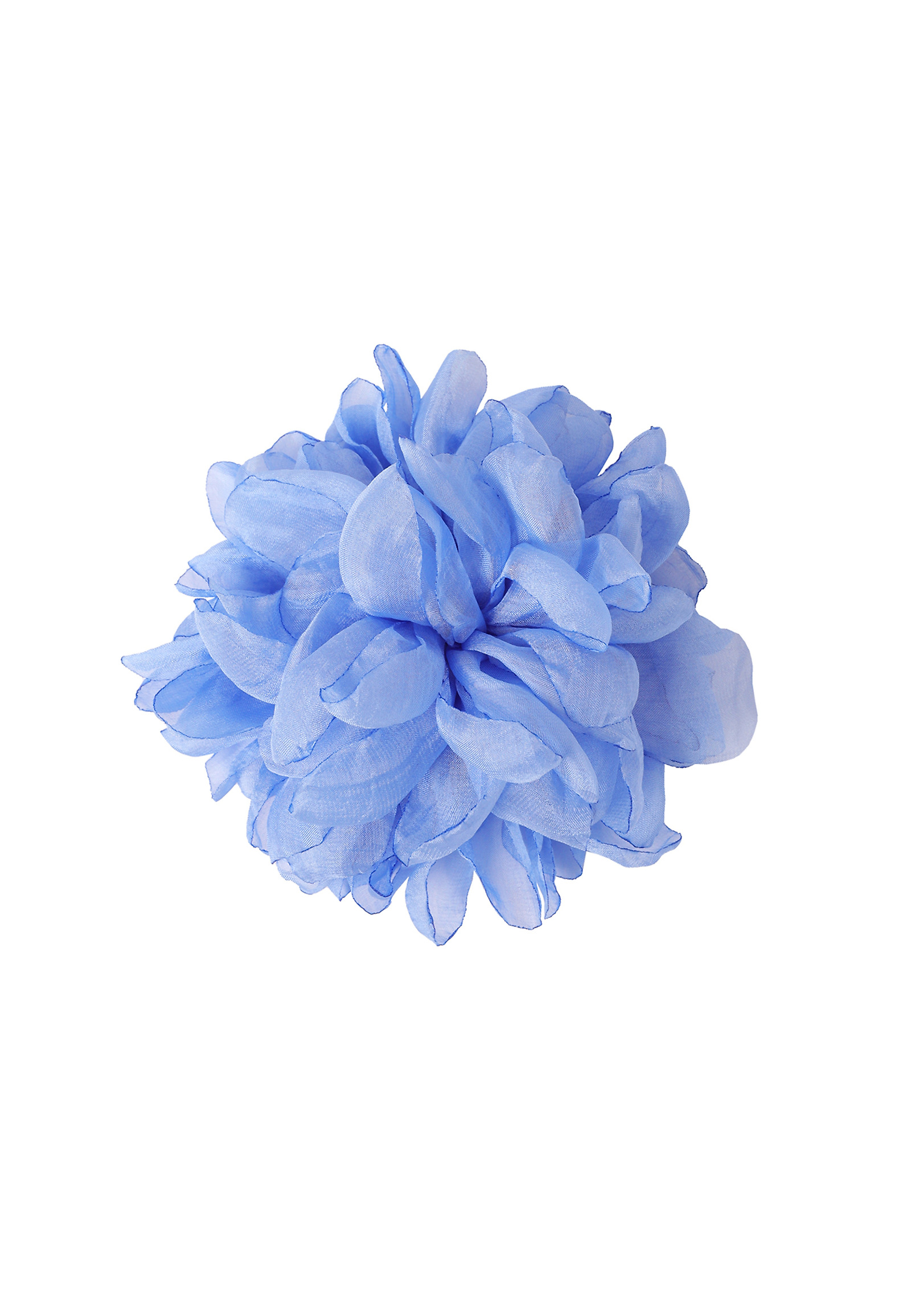 BROSZKA Z TKANINOWYM KWIATEM — FLOWI 4 BROSZKA Z TKANINOWYM KWIATEM — FLOWI 4 NIEBIESKI 105640