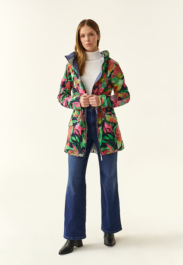 PRINTED PARKA KORNELITA PRINTED PARKA KORNELITA MULTIKOLOR 1