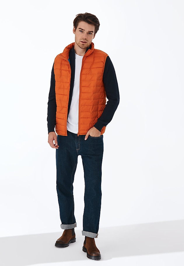 PÁNSKÁ VESTA VEST 1 PÁNSKÁ VESTA VEST 1 ORANŽOVÁ 2