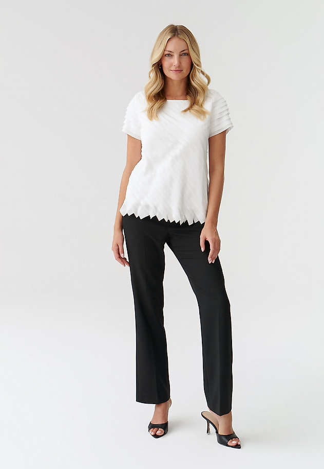 ELEGANTNA ŽENSKA BLUZA S KRATKIMI ROKAVI NAKO ELEGANTNA ŽENSKA BLUZA S KRATKIMI ROKAVI NAKO ECRU 2