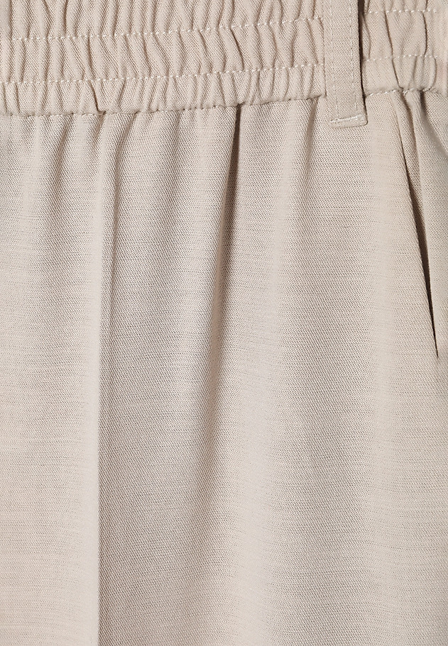 LADIES’ PANTS WITH ELASTIC AROUND THE WAIST - MILTI LADIES’ PANTS WITH ELASTIC AROUND THE WAIST - MILTI BEŻOWY 5