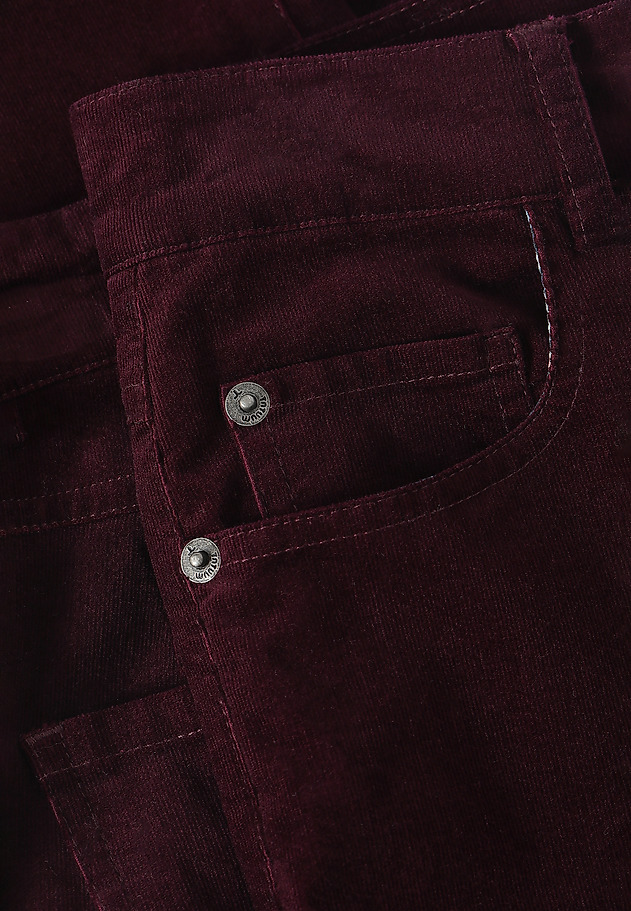 LADIES’ CORDUROY TROUSERS ZORIA LADIES’ CORDUROY TROUSERS ZORIA CZERWONY 5