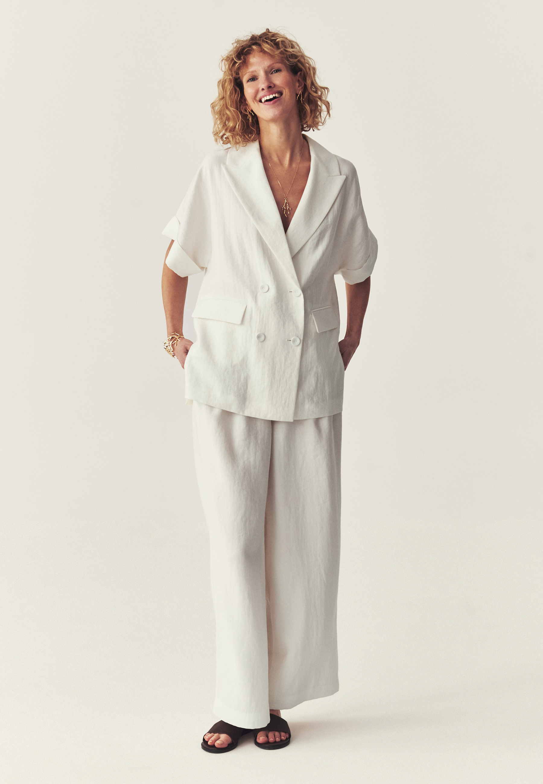 DWURZĘDOWY ŻAKIET - TETERI 1 BIAŁY 2