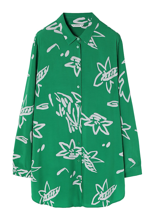 LADIES’ TUNIC SHIRT WITH MODERN FLORAL PRINT - LIBU LADIES’ TUNIC SHIRT WITH MODERN FLORAL PRINT - LIBU MULTIKOLOR 6