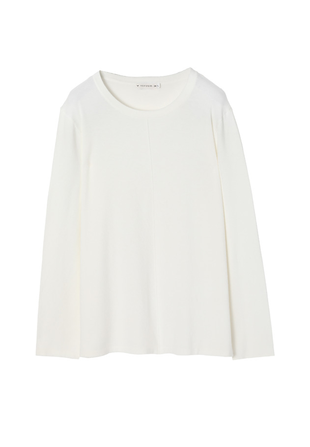 CLASSIC LADIES’ SWEARER WITH DECORATIVE STITCHING - NICOLETTA 1 CLASSIC LADIES’ SWEARER WITH DECORATIVE STITCHING - NICOLETTA 1 ECRU 5