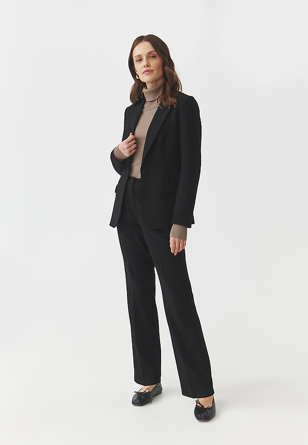 BLACK WAIST BLAZER — LAMIA 1 BLACK WAIST BLAZER — LAMIA 1 CZARNY 3