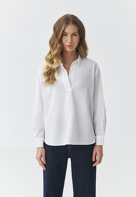 HÖLGYBLOUSE KRALERREL — LORCA FEHÉR 2
