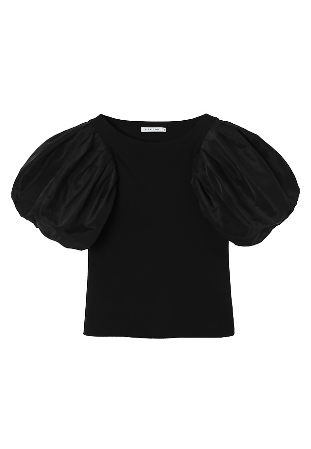LADIES’ FITTED BLOUSE WITH PUFFED SLEEVES - MENORIA LADIES’ FITTED BLOUSE WITH PUFFED SLEEVES - MENORIA BLACK 7