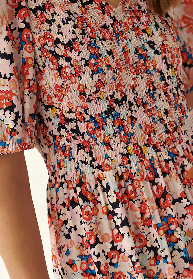 SUKIENKA MAXI W KWIATOWY PRINT SELENIKO SUKIENKA MAXI W KWIATOWY PRINT SELENIKO MULTIKOLOR 5
