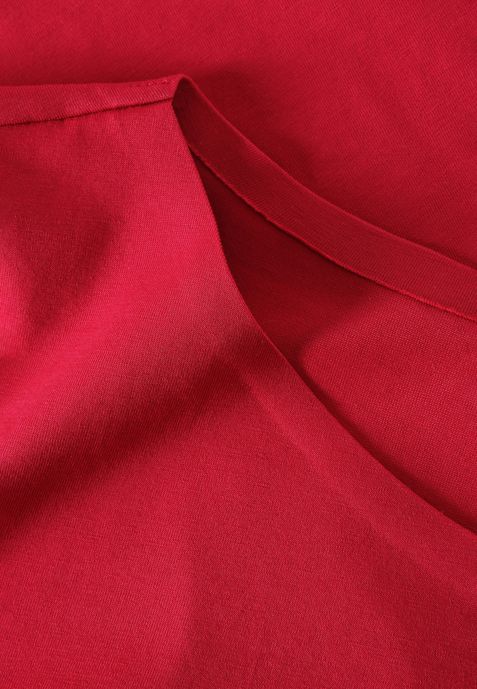 KLASIČNA BLUZA S KRATKIMI ROKAVI - MIKAJA KLASIČNA BLUZA S KRATKIMI ROKAVI - MIKAJA RDEČA 104917