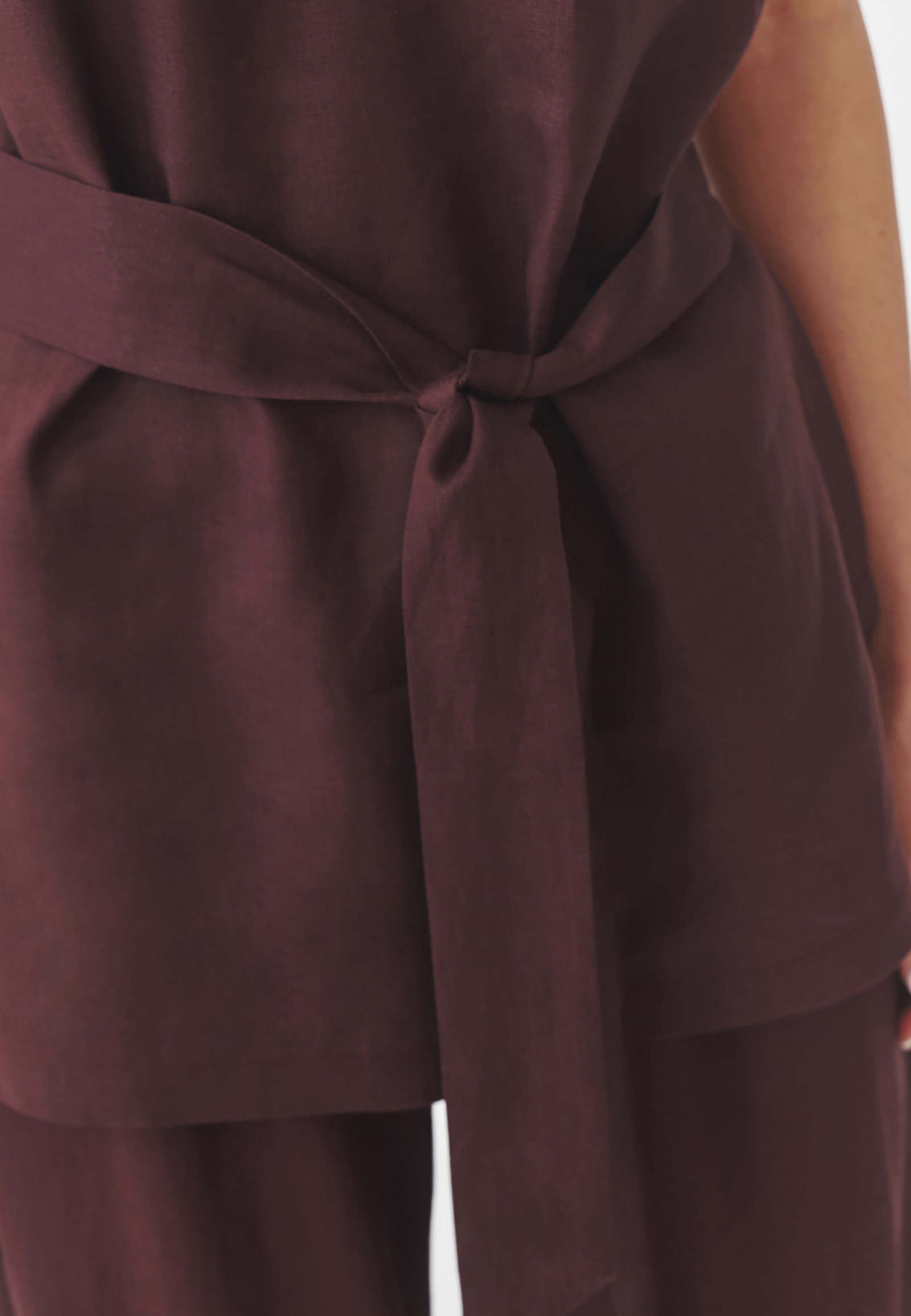 DÁMSKÁ LNĚNÁ HALENKA SE ZAVAZOVÁNÍM V PASE - FLAVIA DÁMSKÁ LNĚNÁ HALENKA SE ZAVAZOVÁNÍM V PASE - FLAVIA FIALOVÁ 97171