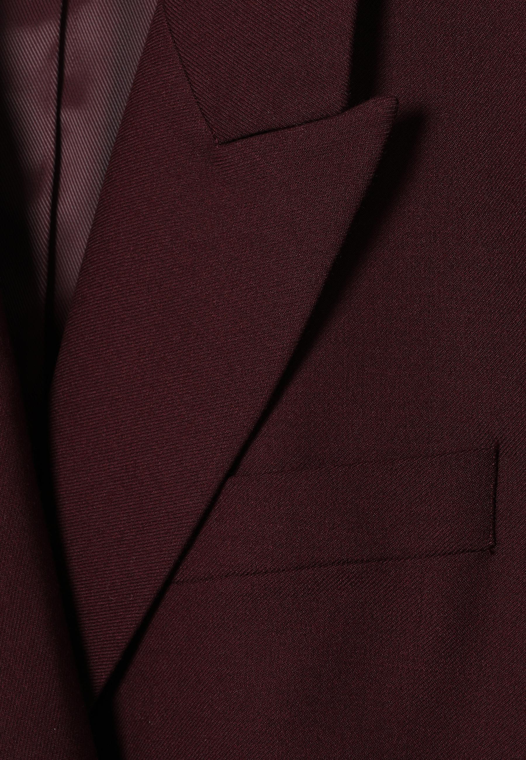 BORDOWY ŻAKIET Z WEŁNĄ - SOHO CZERWONY 2