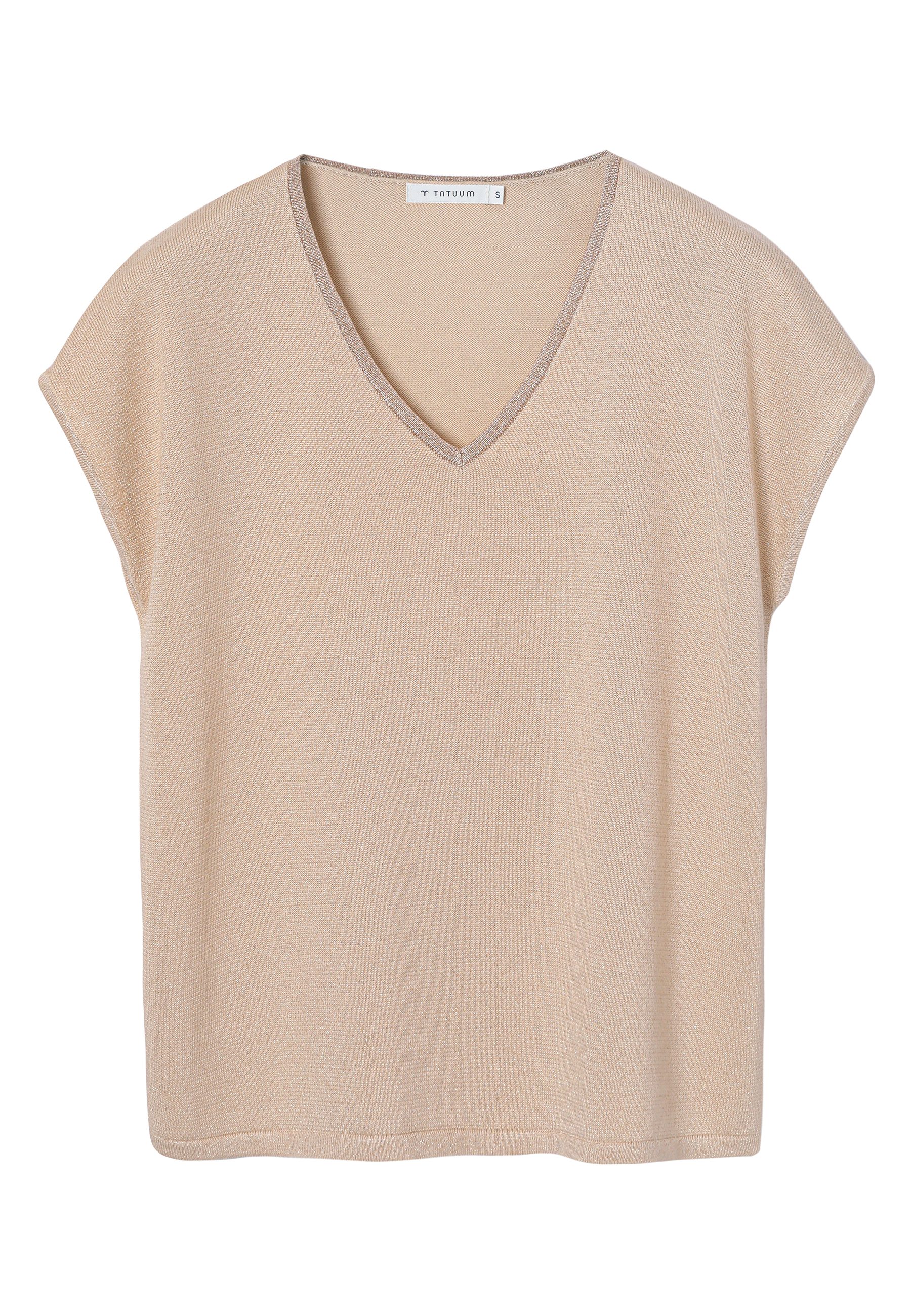 SIJAJNA BLUZA Z VISKOZO - FIXI 1 BEŽ 2