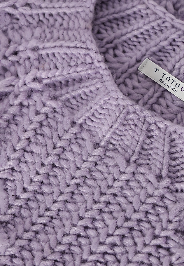 SWETER DAMSKI O WYRAŹNYM SPLOCIE NITERO SWETER DAMSKI O WYRAŹNYM SPLOCIE NITERO FIOLETOWY 7