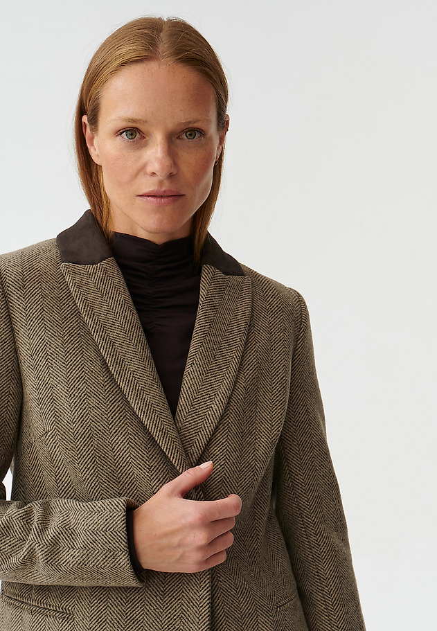 LADIES’ CLASSIC HERRINGBONE COAT SOWIA LADIES’ CLASSIC HERRINGBONE COAT SOWIA MULTICOLOR 4