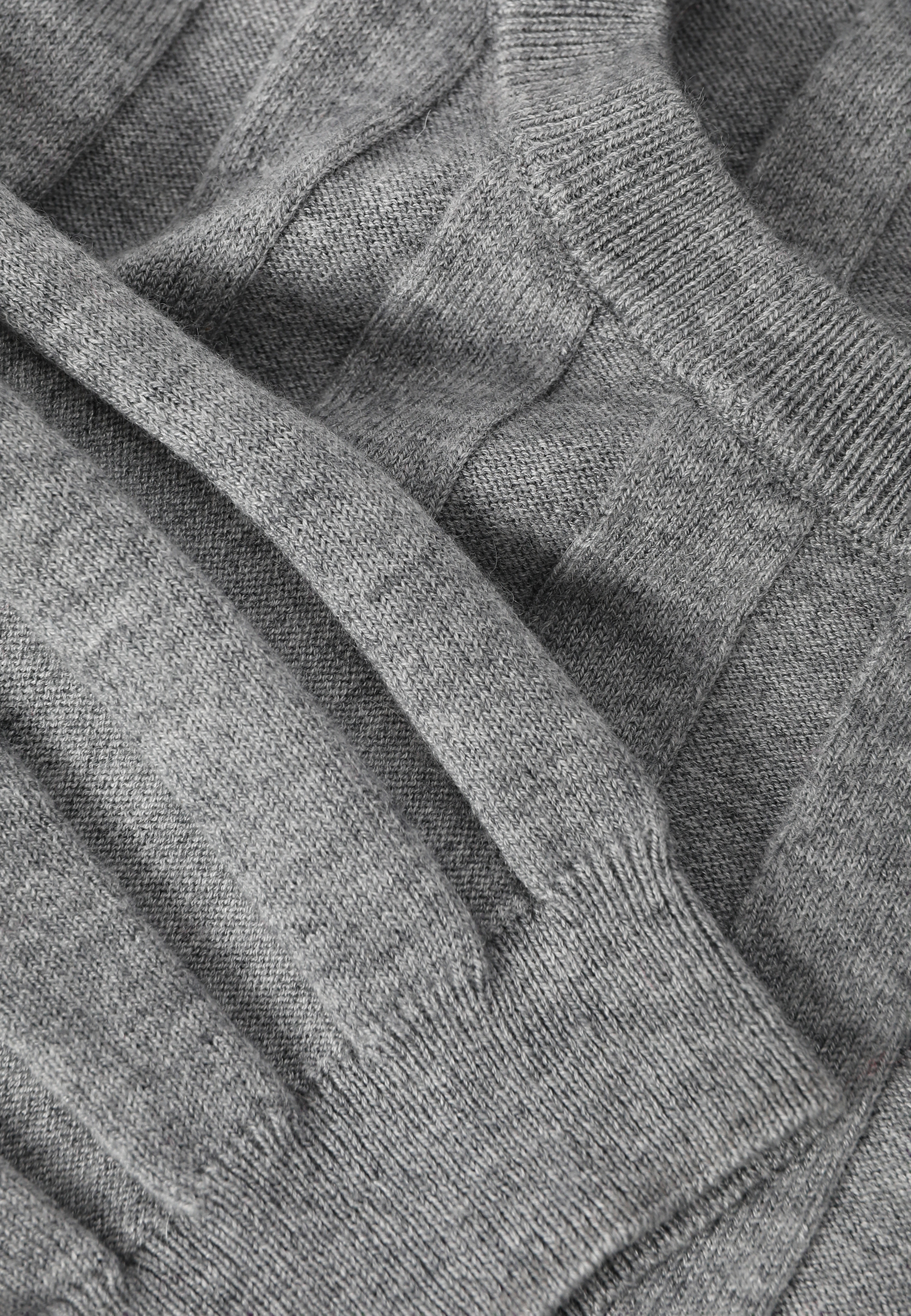DZIANINOWA BLUZKA Z WEŁNĄ - AKUZ SZARY 2