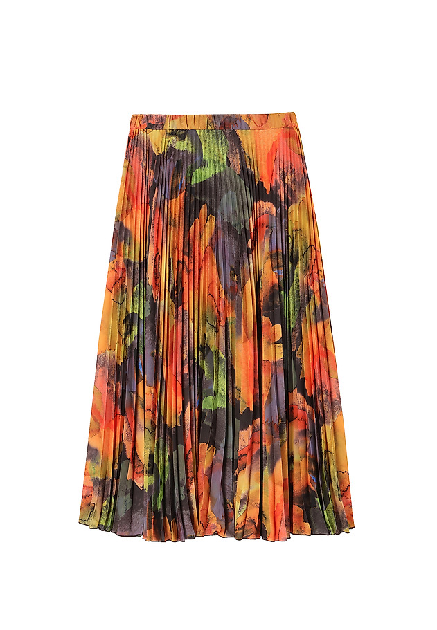 LADIES' PLEATED SKIRT WITH PRINT MERIDIANA 1 LADIES' PLEATED SKIRT WITH PRINT MERIDIANA 1 MULTIKOLOR 5