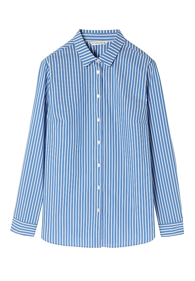 LADIES’ STRIPED SHIRT - GONIKO LADIES’ STRIPED SHIRT - GONIKO BLUE 5