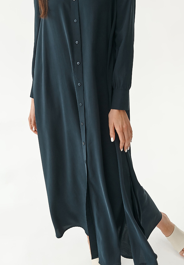 LADIES' MAXI SHIRTDRESS NATOLI LADIES' MAXI SHIRTDRESS NATOLI NAVY BLUE 4