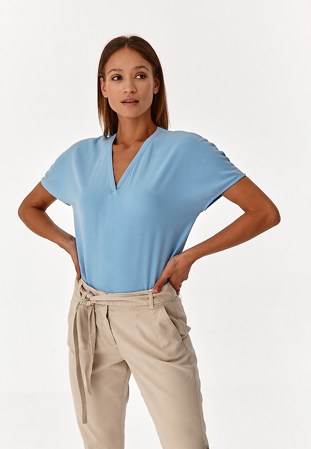 BLUZKA DAMSKA ALINDA BLUZKA DAMSKA ALINDA NIEBIESKI 1
