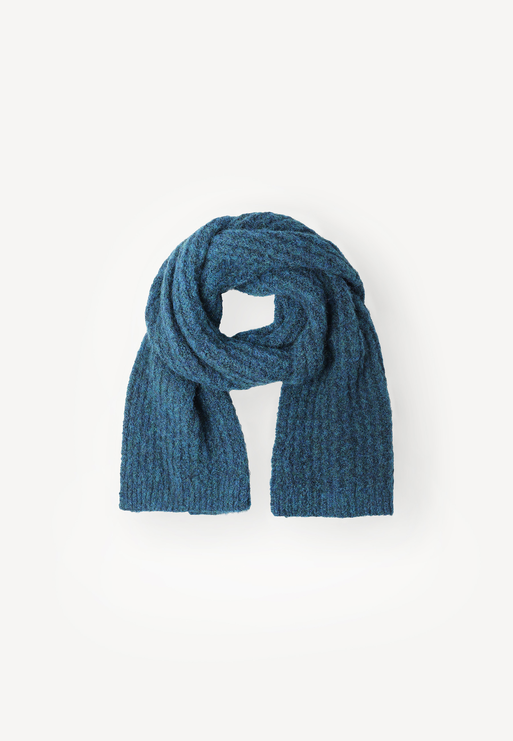 KLASYCZNY DZIANINOWY SZALIK DAMSKI — YONIKA ZIELONY 2