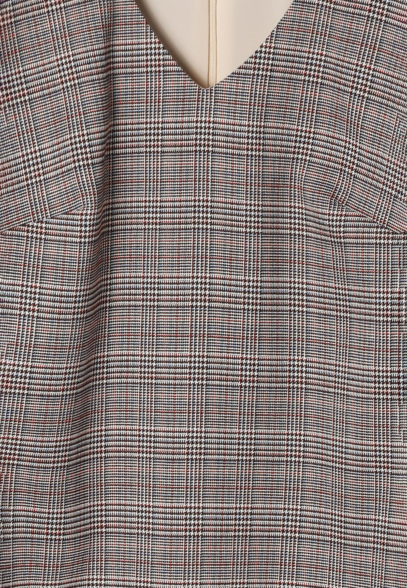 ELEGÁNS KOCKÁS SZÖVETRUHA - KOLUMI ELEGÁNS KOCKÁS SZÖVETRUHA - KOLUMI TÖBBSZÍNŰ 100555