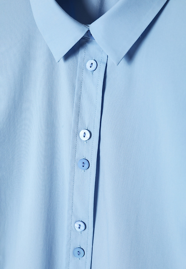 CLASSIC LADIES’ SHIRT WITH LONG SLEEVES AND WIDE CUFFS - ELIKO CLASSIC LADIES’ SHIRT WITH LONG SLEEVES AND WIDE CUFFS - ELIKO NIEBIESKI 7