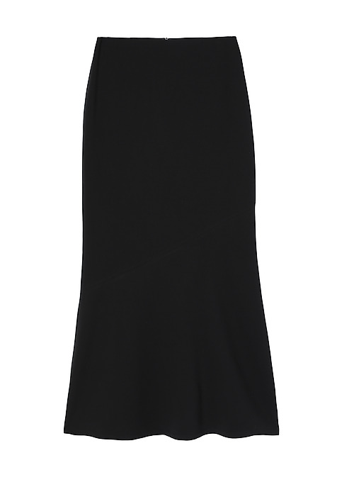 ELEGANT WOVEN MAXI SKIRT — PALOMA 3 BLACK 2