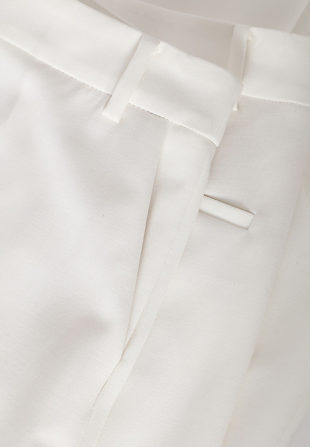 PANTALONI ELEGANȚI DE DAMĂ, DIN ȚESĂTURĂ, CU CRAC LARG - ZARIANA PANTALONI ELEGANȚI DE DAMĂ, DIN ȚESĂTURĂ, CU CRAC LARG - ZARIANA ECRU 5