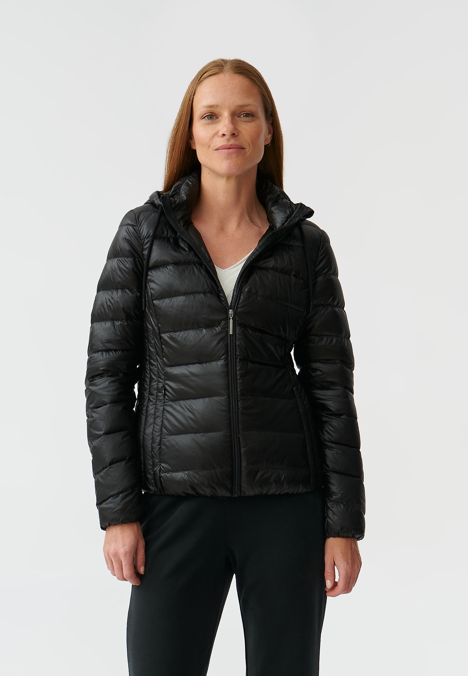 KURTKA DAMSKA TKANINOWA MARKANA KURTKA DAMSKA TKANINOWA MARKANA CZARNY 89694